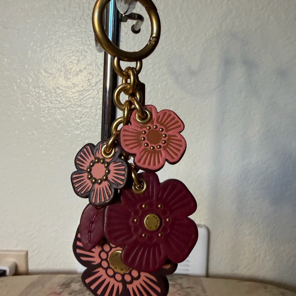 Coach Tea Rose Bag Charm